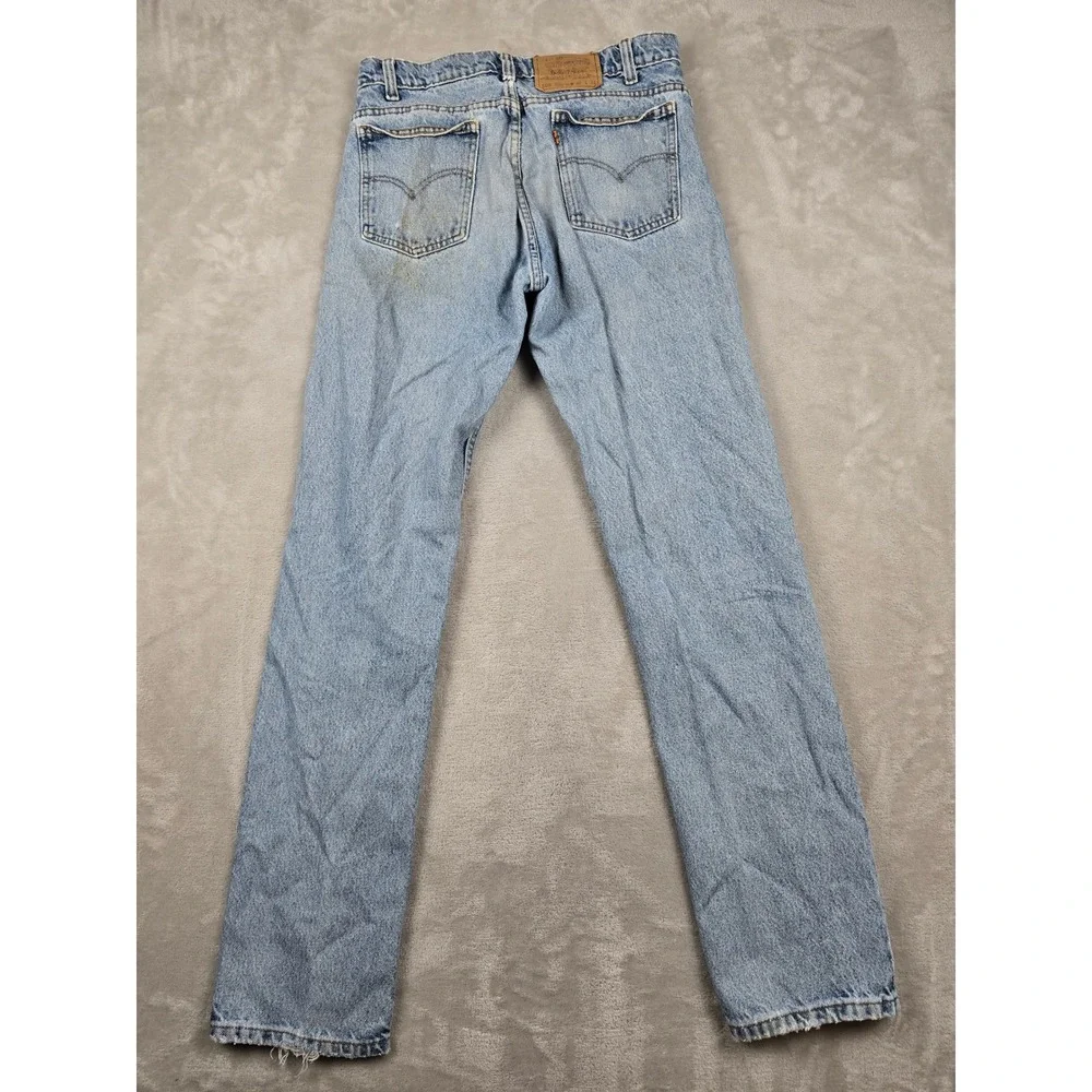 Vintage Levi's 505 Regular‎ Fit Straight Leg Jeans Mens 32x34 Fit 31x34 90s 1996